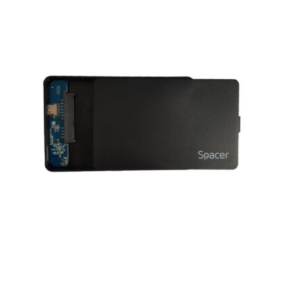 External HDD/SSD rack 2.5" Spacer USB-C black - Image 3