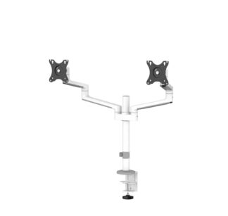 Neomounts double monitor desk stand 17"-27" white