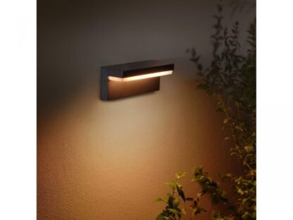Nyro Hue WACA wall lantern black 1x13.5 - Image 2