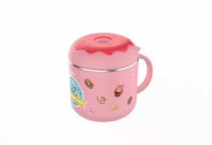 Thermos mug with pink lid, U-Grow