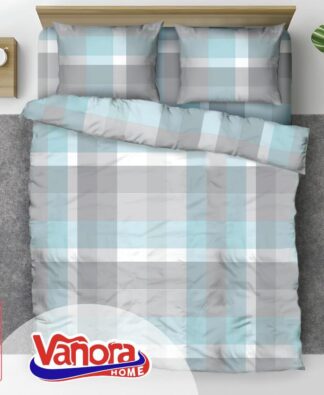 King size cotton bed set, 92 gsm, Square