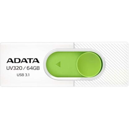 USB UV320 64GB WHITE / GREEN RETAIL