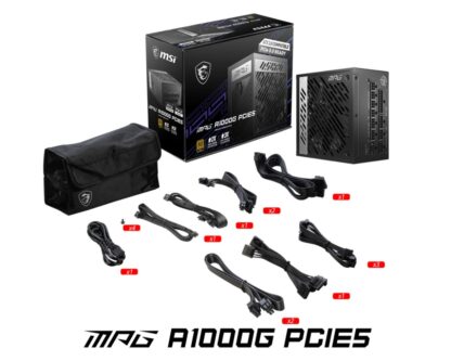 PSU MSI MPG A1000G PCIE5 80+ GOLD - Image 5