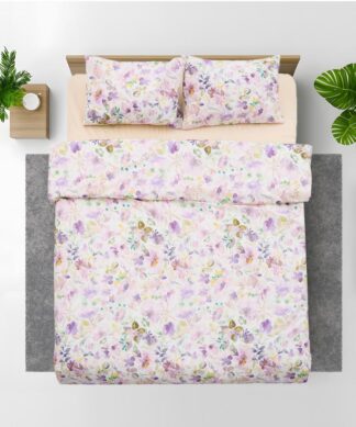 Lenjerie dubla 100% bumbac,4 piese, Alma