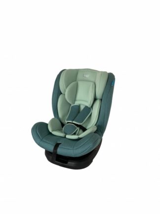 Rotating car seat, isofix, 0-36kg, green