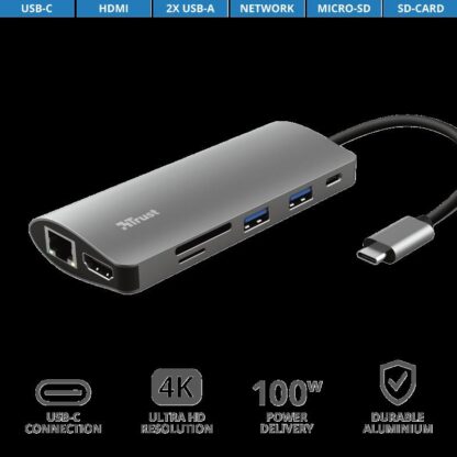 Trust Dalyx 7in1 USB-C Multiport Adapter - Image 4