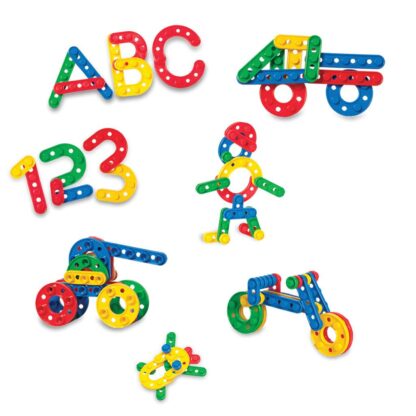 BUILDING SET, CLICK CLICK PUZZLE, 96 PCS - Image 3
