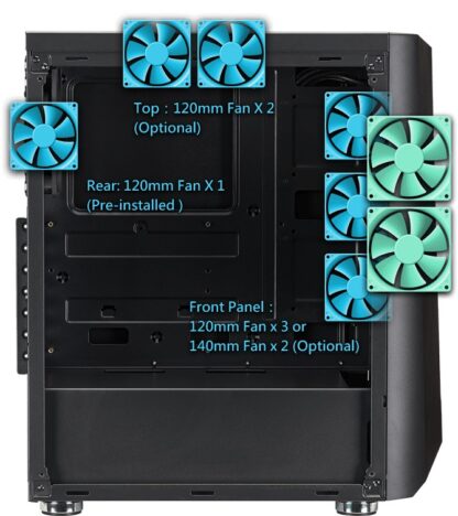 PC Case FSP CMT 151 MID TOWER ATX - Image 3