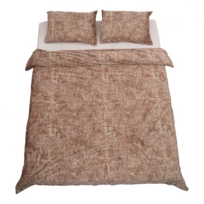 PRINTED VELVET BED SET KING SIZE DUST