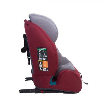 Car seat 76-150CM, isofix/top tether, red - Image 3