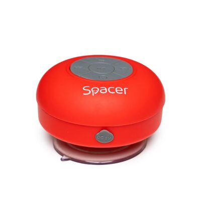 Spacer portable speaker, 3W RMS, 4h, red