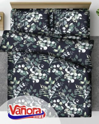 King size cotton bed set, 92 gsm, Jade