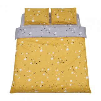 KS MICROFIBER STARS BED LINEN