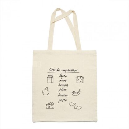 Cotton shopping bag with printings - Image 4