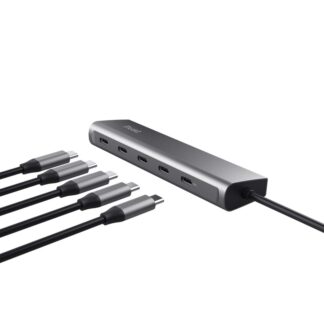 Hub Trust Halyx 5 x USB-C, gray