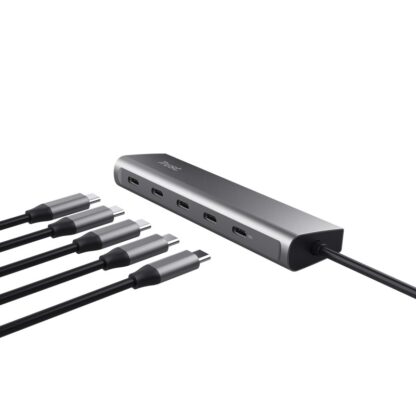 Hub Trust Halyx 5 x USB-C, gray
