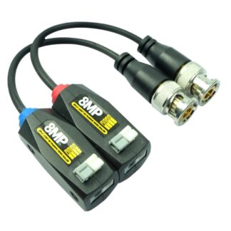 SET VIDEO BALUN PASSIVE UTP-BNC 8MP 4K