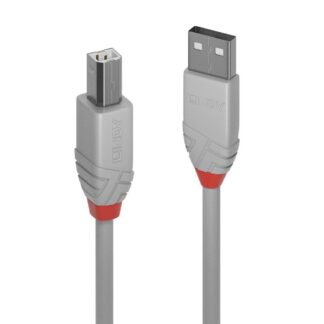 Lindy cable 0.5m USB 2.0 Type A to B Anthra Line