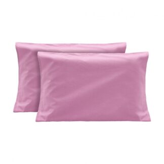 SET OF 2 PILLOW CASES 50X70 CM PINK
