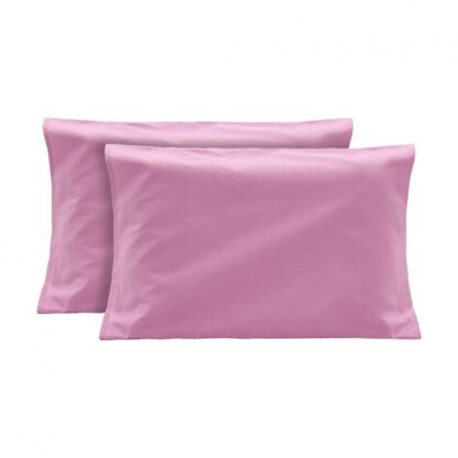 SET OF 2 PILLOW CASES 50X70 CM PINK