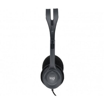 Logitech H111 wired headphones, Black