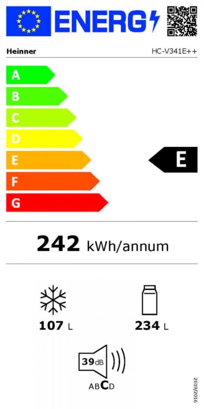 Heinner HC-V341E++ refrigerator - Image 3