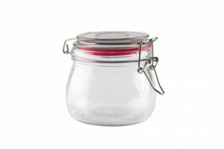 Glass storage jar with lid 500 ML