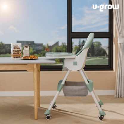 2 in 1 dining chair, foldable, green - Image 7