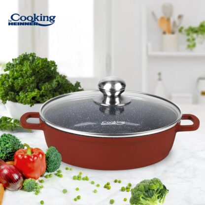 Aluminum Pot + Lid 24X6.5CM, 2.6L, CALABRIA - Image 3