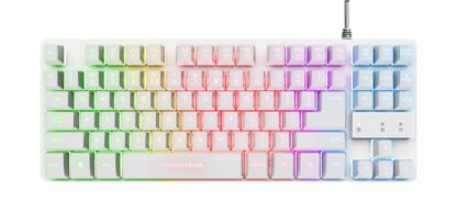 Trust GXT833W Thado keyboard, white