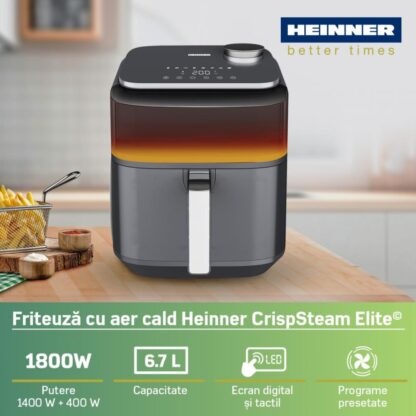 HEINNER HOT AIR FRYER HAF-H7DLST1800 - Image 4
