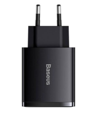 Baseus USB TypeCx2USB Network Charger Black