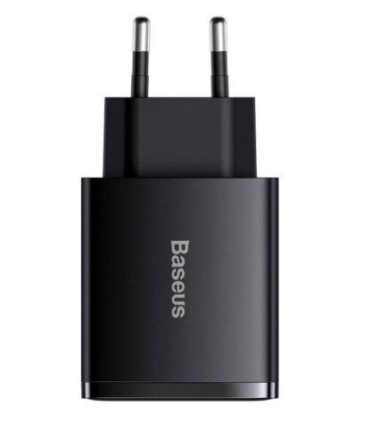 Baseus USB TypeCx2USB Network Charger Black