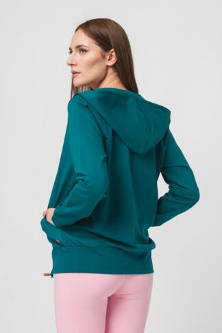 HANORAC COTON CASUAL FEMEI PETROL-XL
