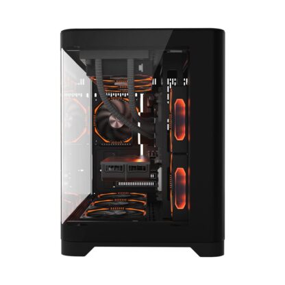 PC Case 1STPLAYER Gaming UV6 BLACK - Image 3