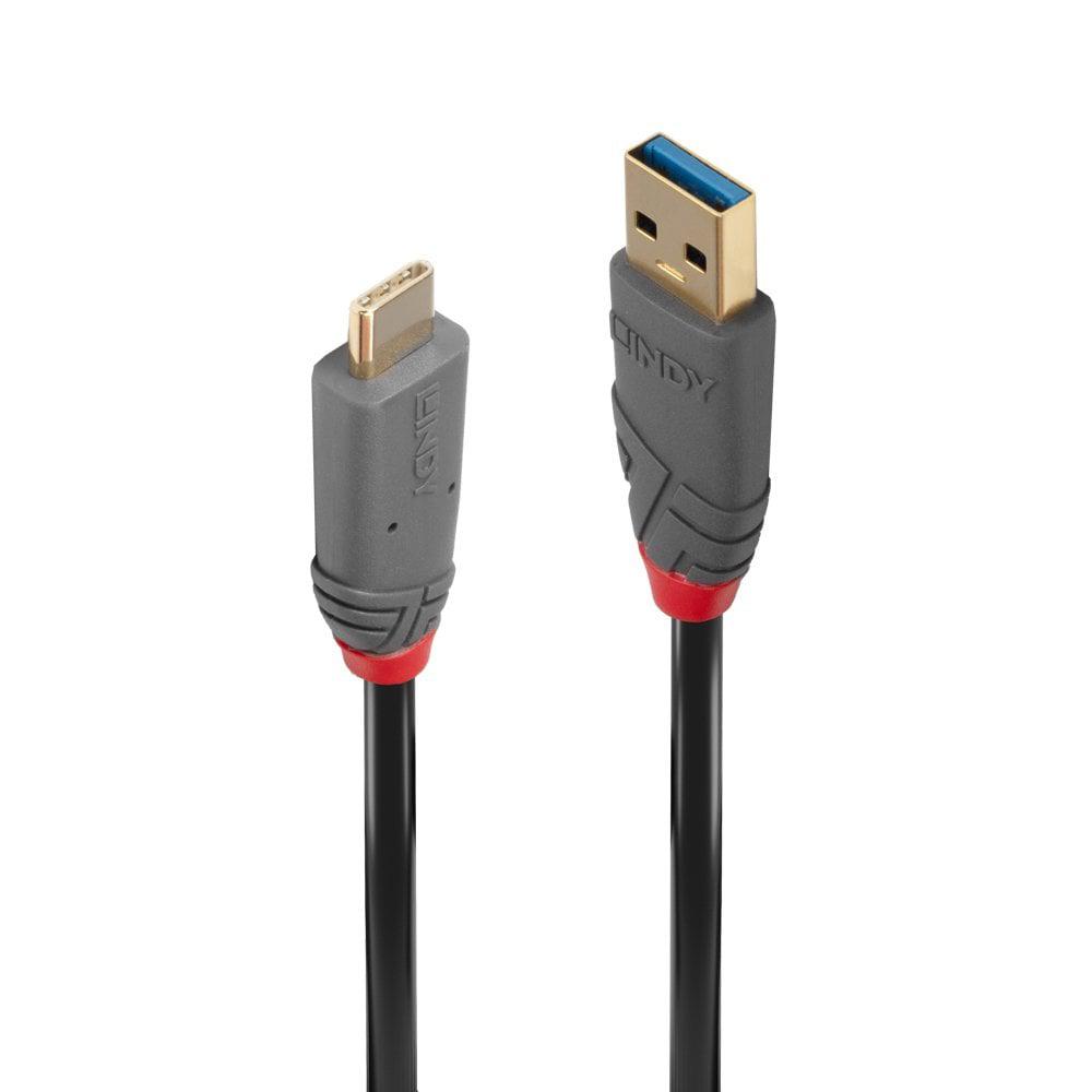 Cavo USB 3.2 Tipo C A Tipo B Lindy - Linea Anthra, 1 Metro