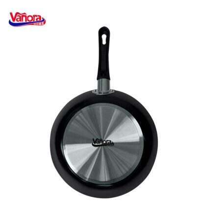PRESSED ALUMINUM PAN 24x4CM, PRIMO, BLACK - Image 2