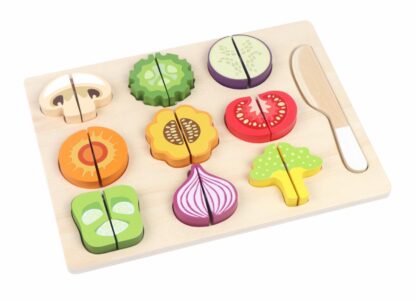 WOODEN VEGETABLE SLICING GAME