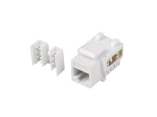 Keystone module RJ45LSA Cat.5e UTP 90°