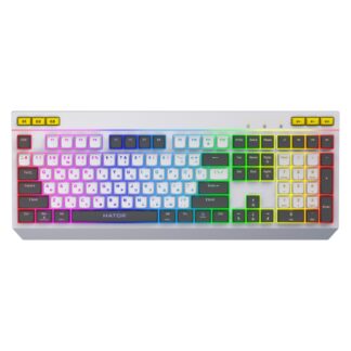 Tastatura mecanica Hator Icefall alb