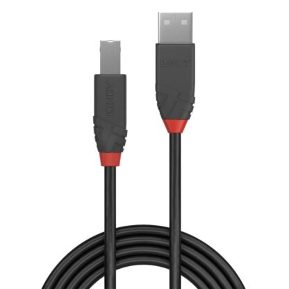 Lindy cable 2m USB 2.0 Type A to B Cable, Anthra Line
