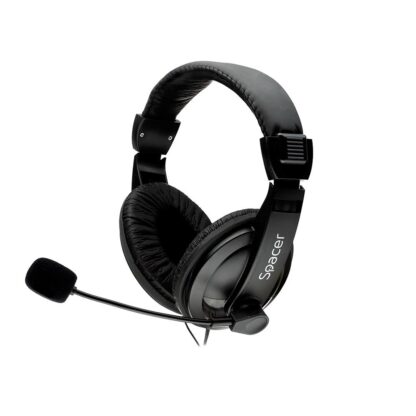 Headset with microphone Spacer, multimedia, black