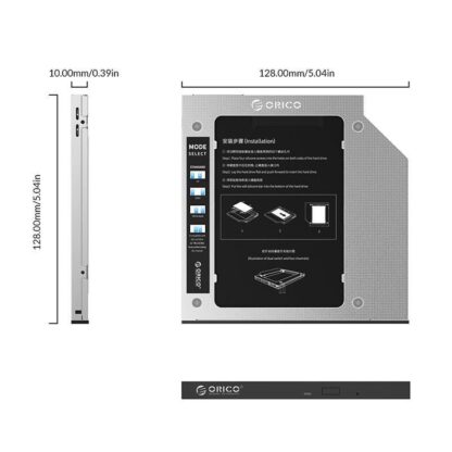 Caddy HDD Orico seria M95SS 2.5” 9.5mm - Image 4