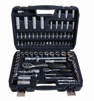 HR KIT 93 PIECES 1/4"&1/2" CR-V