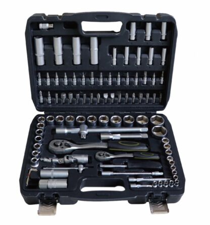HR KIT 93 PIECES 1/4"&1/2" CR-V
