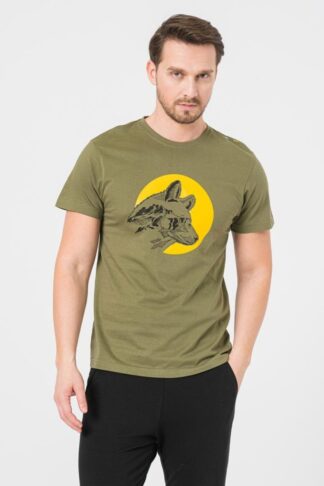 Casual T-shirt Ciucas Barbati Khaki-Xxl