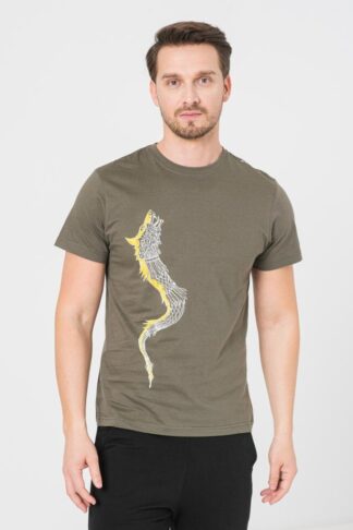 Dracon Men's Casual T-Shirt Gray-L