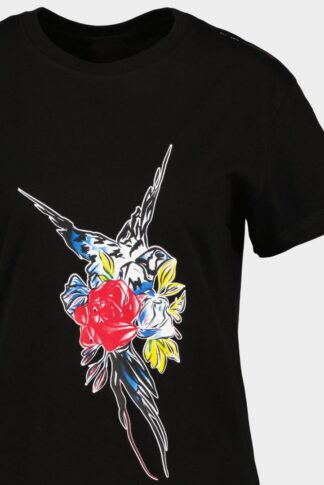 FLOWER BIRD T-SHIRT W