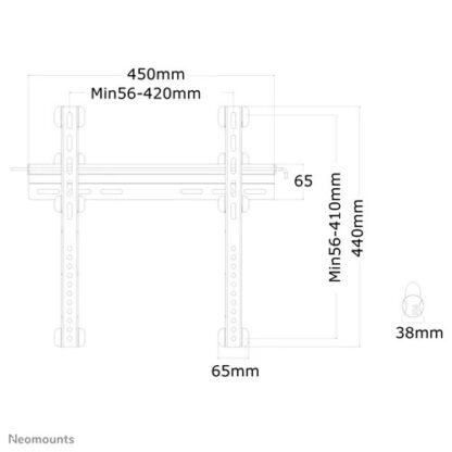 Neomounts Screen TV Wall Mount Fix 23"-52" - Image 3