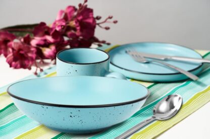 Set of 6 deep plates, ceramic 20 CM, ELECTRA - Image 2